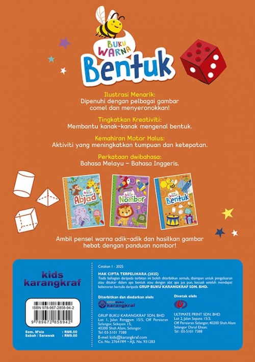 Buku Warna Bentuk