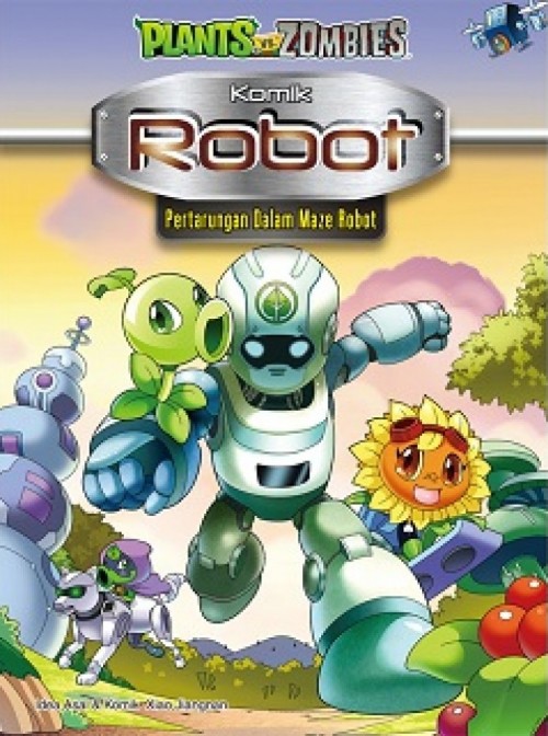 Plants vs Zombie - Komik Robot : Pertarungan Dalam Maze Robot