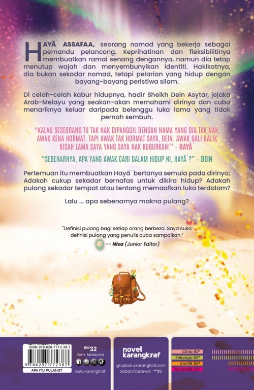 NOVEL KARANGKRAF Apa Itu Pulang?