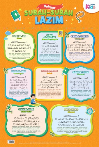 Poster Belajar Surah-surah Lazim