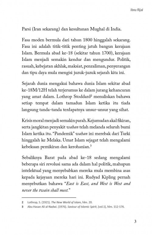 Alfu Sanatin II: Islam, Muslim dan Krisis