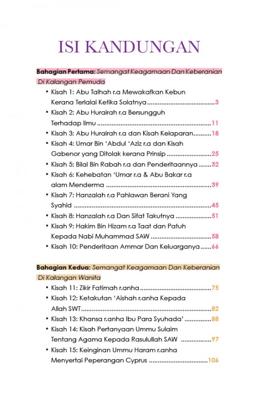 KARYA BESTARI Ternyata Kita Mampu Mencontohi Sahabat Nabi
