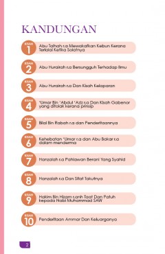KARYA BESTARI Ternyata Kita Mampu Mencontohi Sahabat Nabi