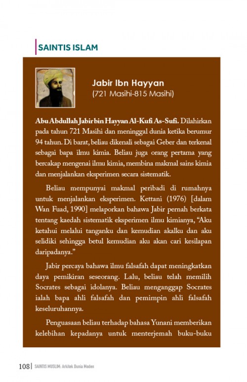 KARYA BESTARI Saintis Muslim: Arkitek Dunia Moden
