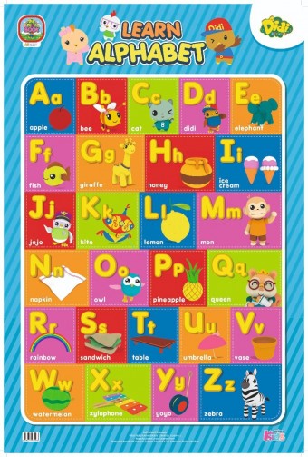 Poster Learn Alphabet DIDI & Friends