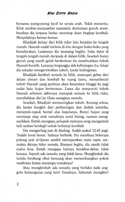 NOVEL Kau Cipta Kasih [Adaptasi Drama]